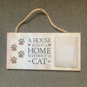 Cat Home Sign